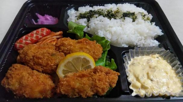 カキフライ弁当,イメージ