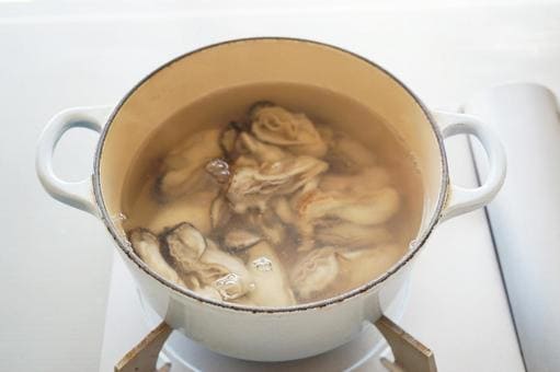 茹でた牡蠣,イメージ