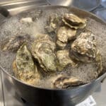 蒸し牡蠣